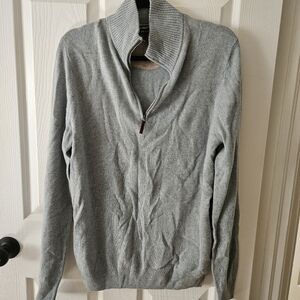 Mens Nordstrom 100% Cashmere Light Blue Sweater